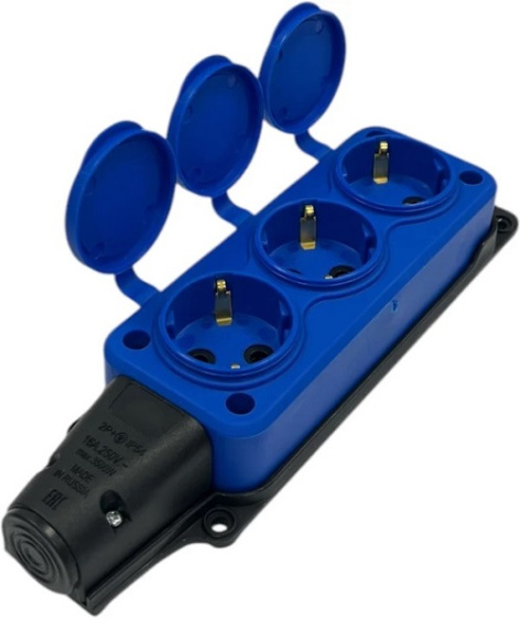 фото Удлинитель силовой iTOK i-CONNECT-COLOR-SUR-PVS-315-3-54-40-BLUE в Волгограде