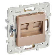 фото Розетка компьютерная IEK SK-K20-1-K98