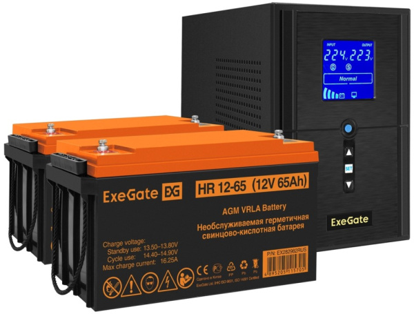 фото Комплект  Exegate SineTower SZ-1000.LCD.AVR.2SH.1C13.USB в Перми