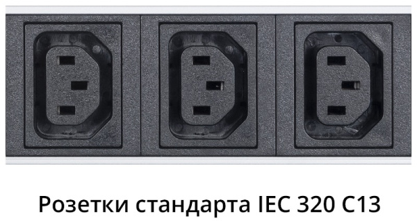 фото Блок розеток 19", 10 розеток Cabeus PDU-32-10S-10C19-8C13-B-T в Екатеринбурге