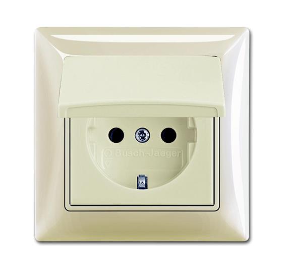 

Розетка ABB 2018-0-1504 2CKA002018A1504 BASIC 55 с заземлением, с крышкой, 16А, 250В, IP44 в сборе (бежевая), 2018-0-1504