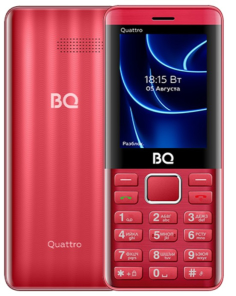 фото Мобильный телефон  BQ 2453 Quattro Red в Уфе