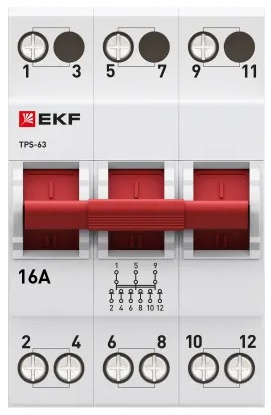 фото Переключатель трехпозиционный EKF TPS316 в Самаре