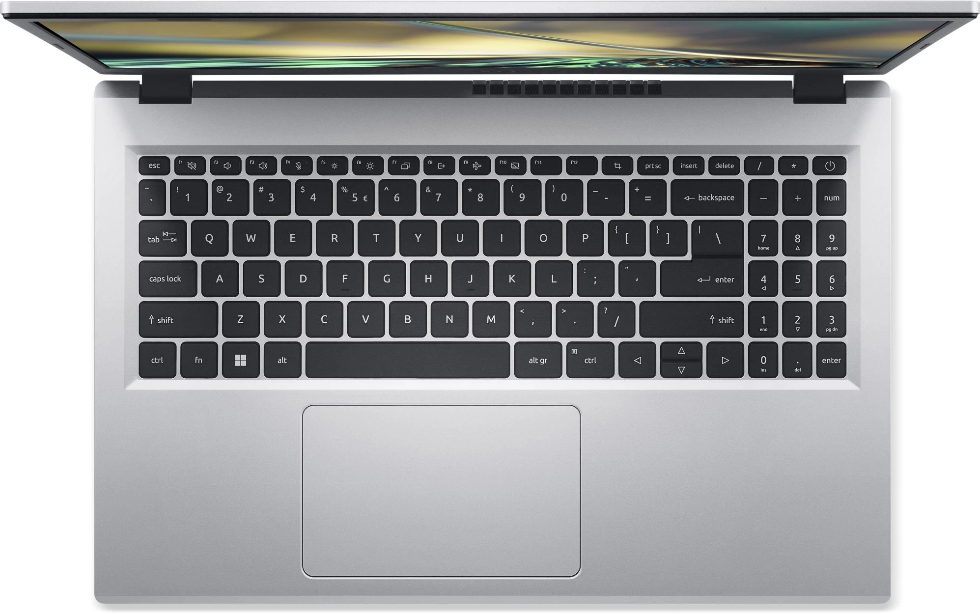 

Ноутбук Acer Aspire 3 A315-24P-R00C NX.KDECD.00K Ryzen 5 7520U/8GB/512GB SSD/Radeon 610M/15.6" FHD TN/WiFi/BT/Cam/noOS/silver, Aspire 3 A315-24P-R00C