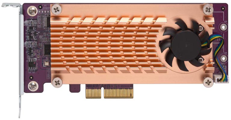 

Карта расширения QNAP QM2-2S-220A Dual M.2 22110/2280 SATA SSD (PCIe Gen2 x2), Low-profile bracket pre-loaded, Low-profile flat and Full-height are bu, QM2-2S-220A