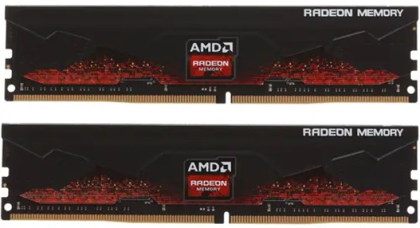 

Модуль памяти DDR4 32GB (2*16GB) AMD R9S432G3206U2K Radeon R9 Gamers Series Black Gaming Memory PC4-25600 3200MHz CL16 1.35V 288-pin RTL, R9S432G3206U2K