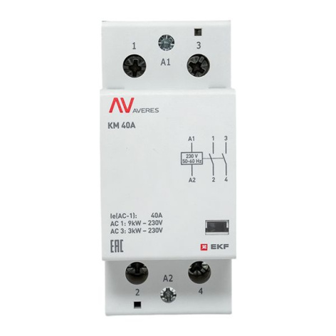 фото Контактор модульный EKF km-av-2-40-20-230V в Уфе