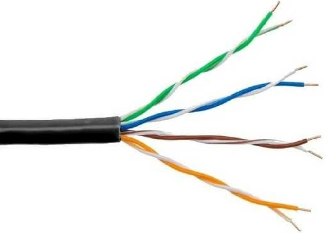 

Кабель витая пара BION BCL-U5451-301 4x2x0,51мм AWG24, CCA, одножильный, PE, для внешней прокладки, 305м, черный, BCL-U5451-301