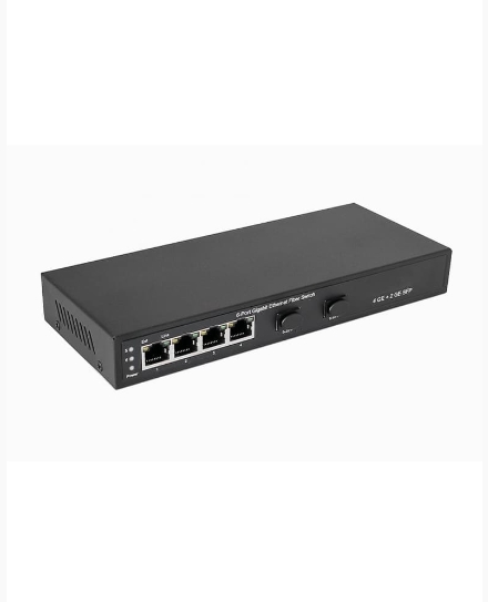 

Коммутатор неуправляемый NST NS-SW-4G2G Gigabit Ethernet на 4 RJ45 + 2 SFP. Порты: 4 x GE (10/100/1000Base-T), 2 x GE SFP (1000Base-FX). В комплекте Б, NS-SW-4G2G