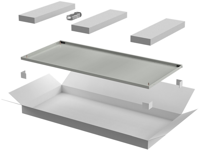 

Дверь ITK LN35-24U8X-DM LINEA N Дверь металлическая 800мм шкафа 24U, серый, LN35-24U8X-DM
