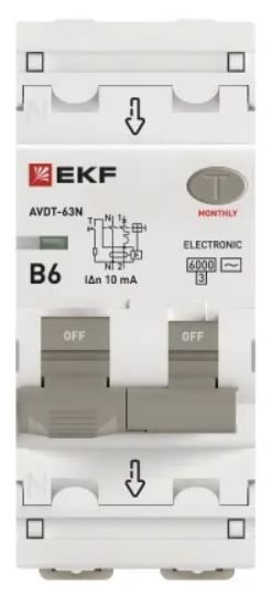 фото Автомат дифференциальный EKF D63N26E6B10 в Казани