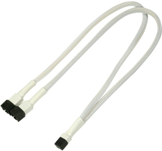 

Разветвитель Nanoxia NX3PY30W для вентиляторов 3-pin в 2 х 3-pin, 30 см, белый, NX3PY30W