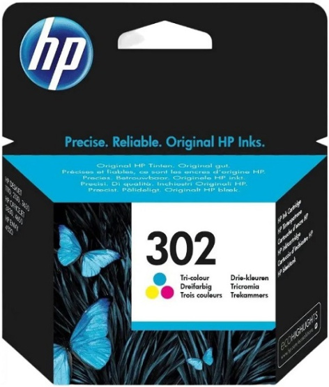 Изображение товара Картридж HP 302 F6U65AE многоцветный для струйных принтеров и МФУ