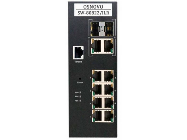 фото Коммутатор управляемый OSNOVO SW-80822/ILR в Перми
