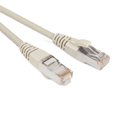 фото Кабель патч-корд F/UTP 5e кат. 9м Hyperline PC-LPM-STP-RJ45-RJ45-C5e-9M-LSZH-GY в Омске