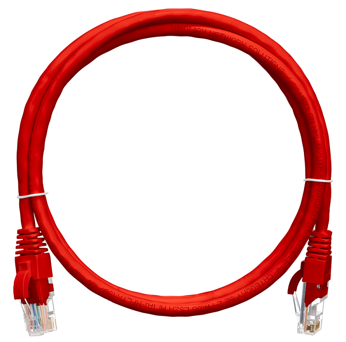 

Кабель патч-корд U/UTP 5e кат. 0.15м. NikoMax NMC-PC4UD55B-001-RD 2хRJ45/8P8C, T568B, Molded, 24AWG (7х0,205мм), BC (чистая медь), PVC нг(А), красный,, NMC-PC4UD55B-001-RD