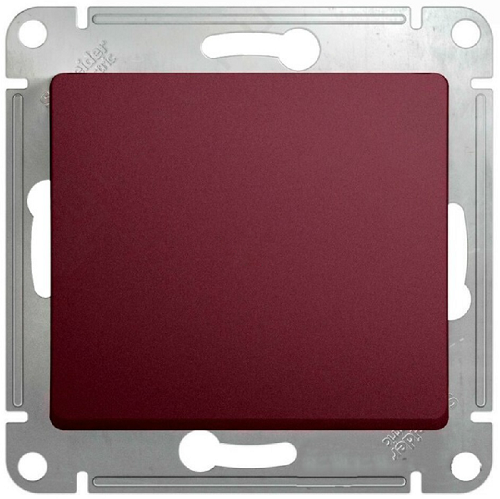 

Переключатель Schneider Electric GSL001161 Glossa 1-клавишный сх.6 (баклажановый), GSL001161