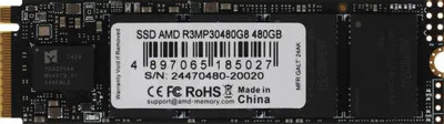 фото Накопитель SSD M.2 2280 AMD R3MP30480G8 в Челябинске 480 ГБ