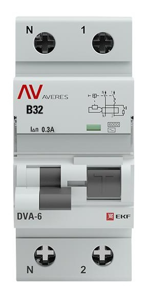 фото Автомат дифференциальный EKF rcbo6-1pn-32B-300-ac-av в Красноярске
