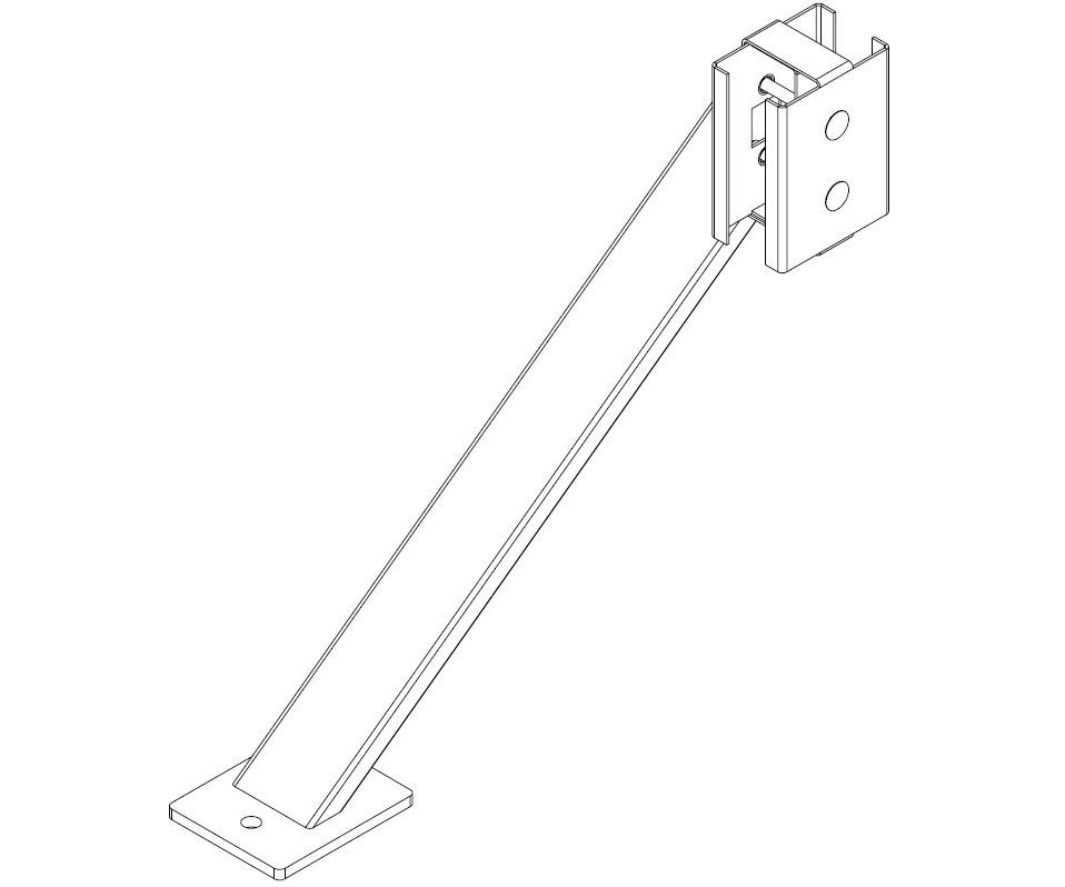

Упор PERCo PERCo-MB-16.9 для стоек секции ограждения, PERCo-MB-16.9