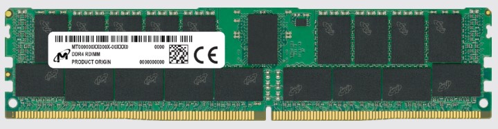 

Модуль памяти DDR4 32GB Micron MTA18ASF4G72PZ-2G9E1 PC4-23400 2933MHz CL21 288-pin ECC Reg 1.2V, MTA18ASF4G72PZ-2G9E1