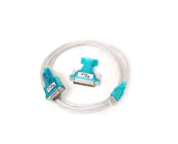 

Кабель-переходник Gembird KW-925 USB->COM (9M) + переходник COM 9F- 25M,1,7 м, KW-925