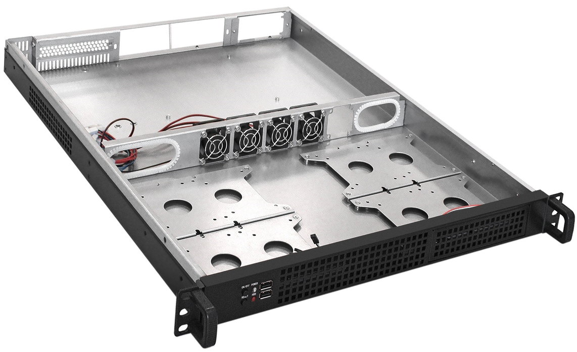 

Корпус серверный 1U Exegate Pro 1U550-04 EX265499RUS 19", глубина 550, БП 1U-450ADS, USB, Pro 1U550-04