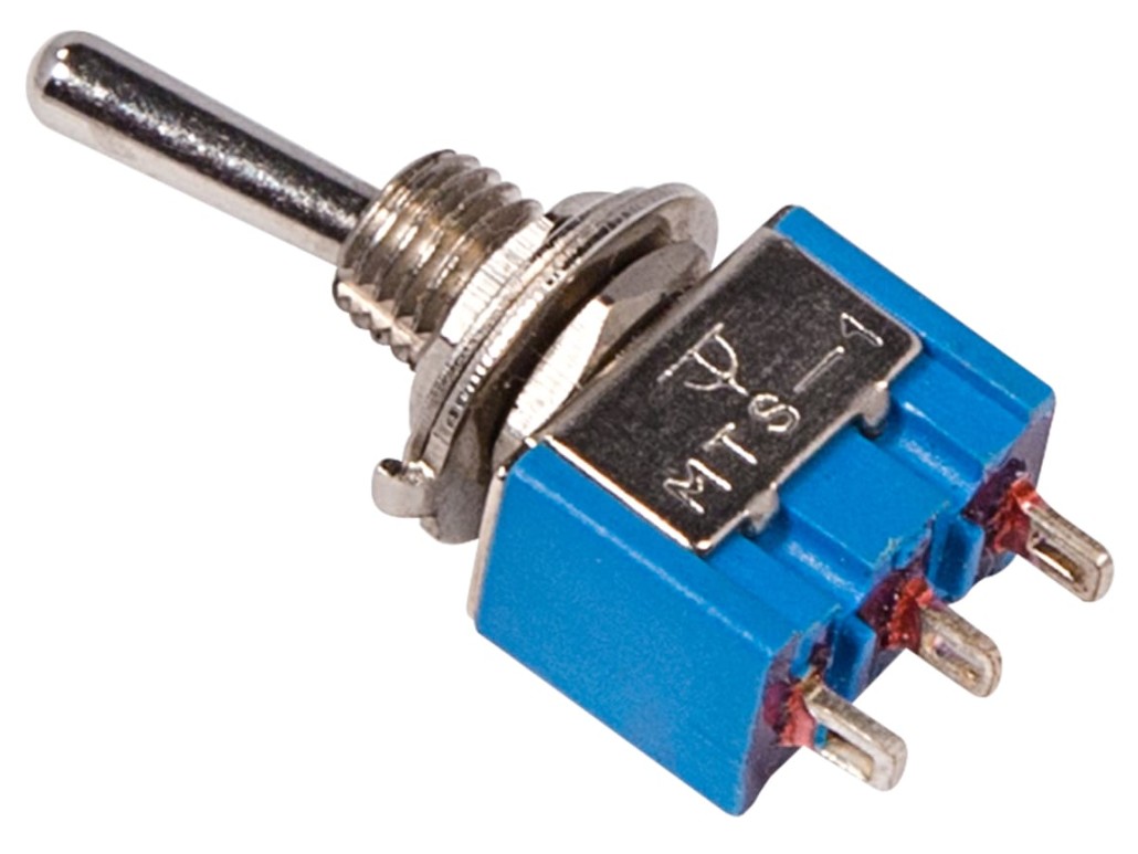 

Тумблер Rexant 36-4010 250V 3А (3c) ON-ON однополюсный Micro (MTS-102), 36-4010