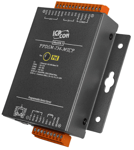 

Преобразователь ICP DAS PPDSM-734-MTCP CR PPDS-734-MTCP with Metal Case, PPDSM-734-MTCP CR