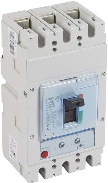 Изображение товара Автоматический выключатель Legrand DPX³ 630 422018 для защиты электросетей