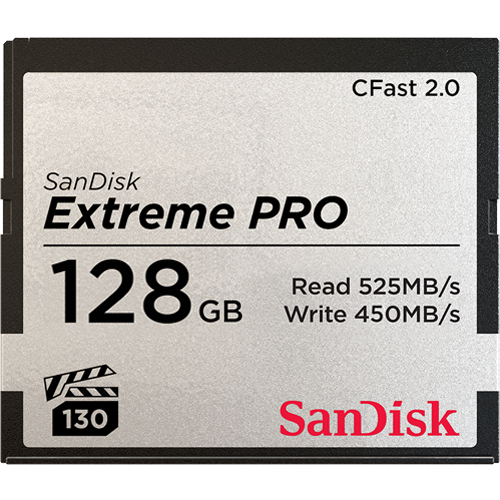 

Карта памяти 128GB SanDisk SDCFSP-128G-G46D Extreme Pro CFAST 2.0 128GB 525MB/s VPG130, SDCFSP-128G-G46D