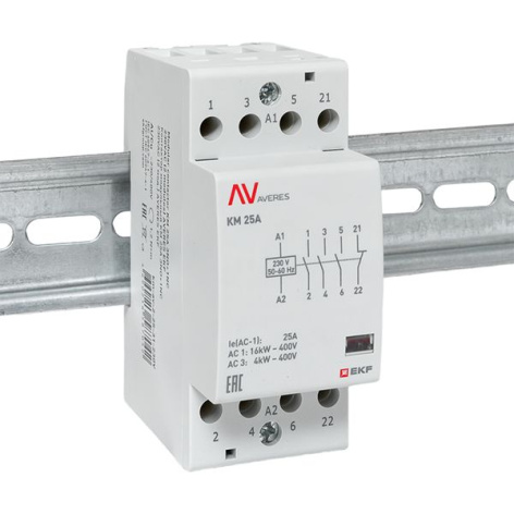 фото Контактор модульный EKF km-av-2-25-31-230V в Екатеринбурге