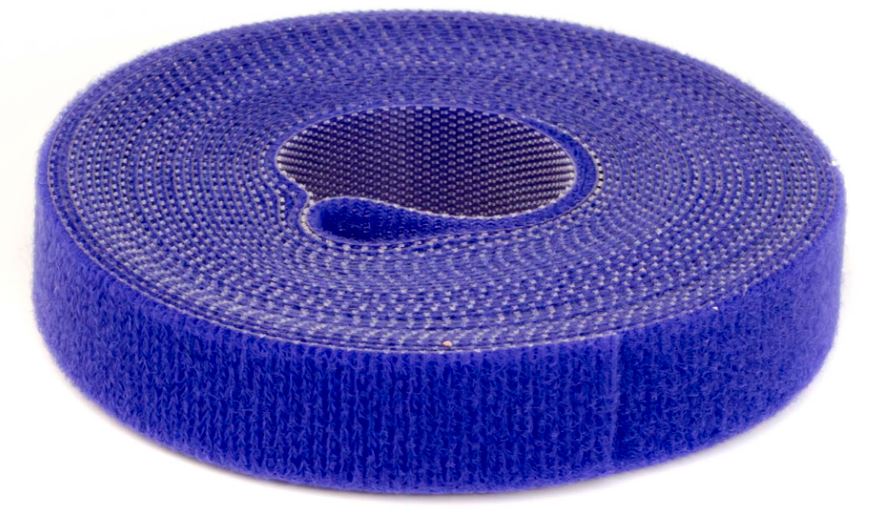 

Лента-липучка DKC 285X16BU многоразовая, мягкая, на тканевой основе шириной 16мм, в рулоне 5м, цвет синий, 285X16BU