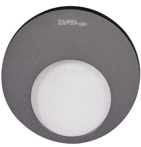 

Светильник Zamel 02-221-32 MUNA Графит/Тепл.бел. в монт.коробку, 230V AC, 02-221-32