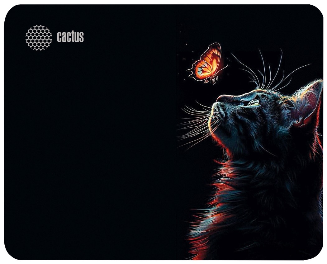 Коврик для мыши Cactus Night Cat CS-MP-P12XS 220x180x2мм