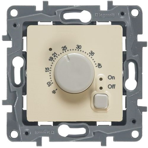 Изображение товара Термостат Legrand Etika с внешним датчиком для теплых полов