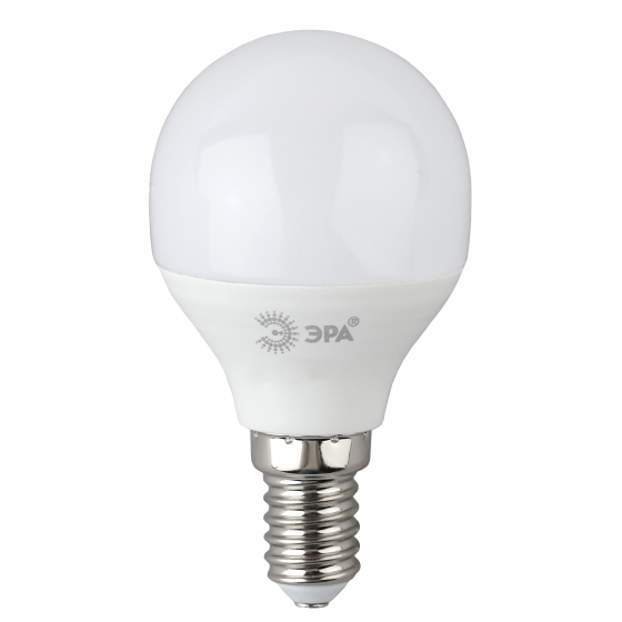 

Лампа светодиодная ЭРА Б0052443 RED LINE LED P45-6W-840-E14 R E14 6Вт шар нейтральный белый свет, Б0052443