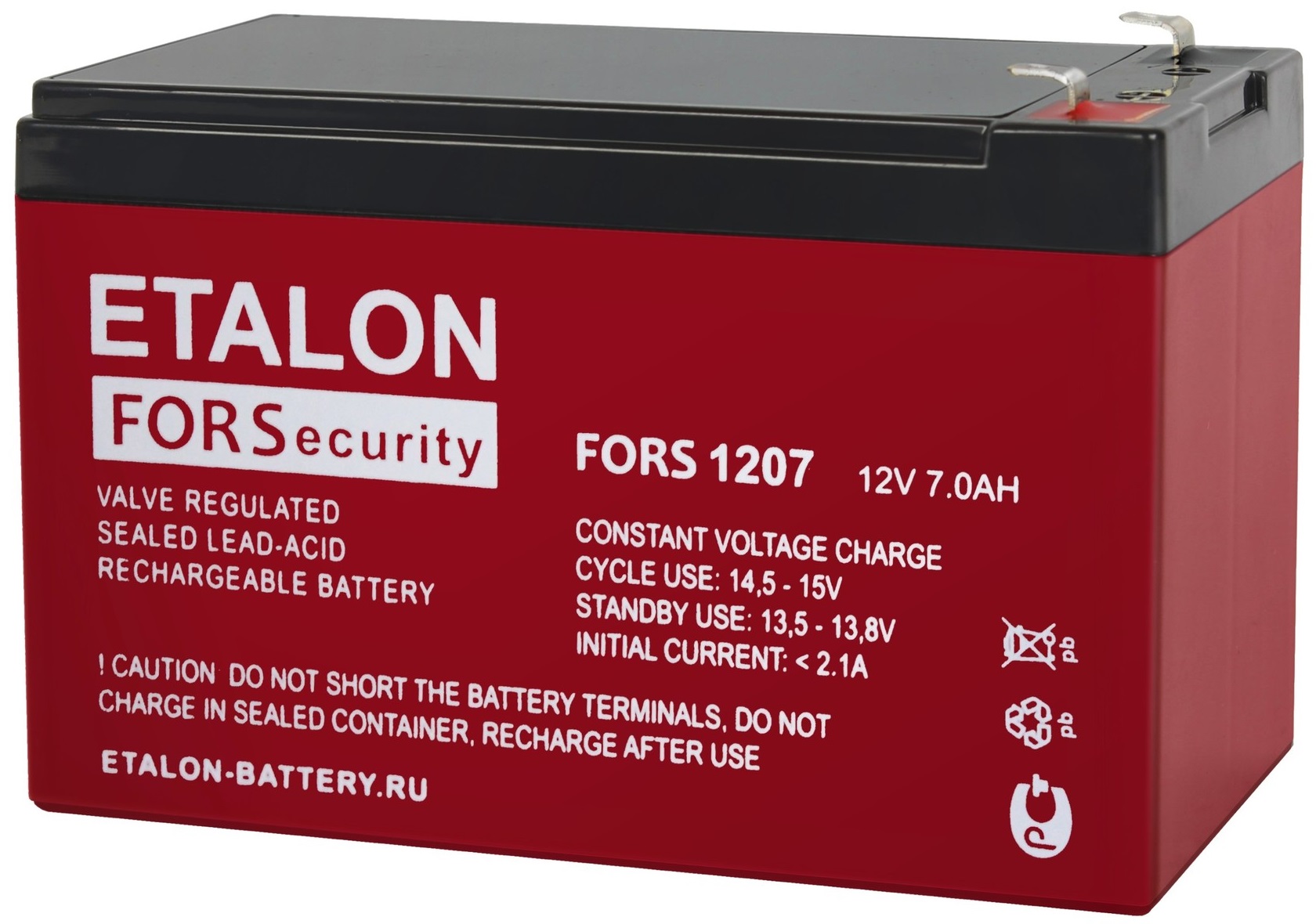 

Аккумулятор ETALON FORS 1207 12В 7Ач, FORS 1207
