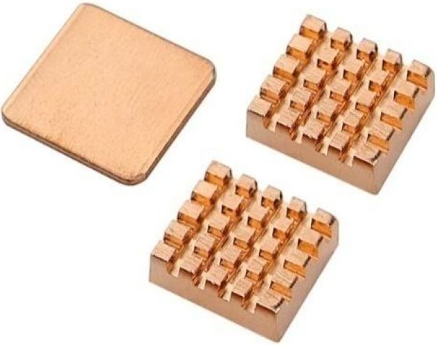 

Радиатор ACD RA257 набор медных Ultra Strong Pure Copper Heatsink Set (1шт RA256+2шт RA026) (2 шт 14x12x5.5мм и 1шт 15x15x1мм) for Raspberry 3B+/4B (R, RA257