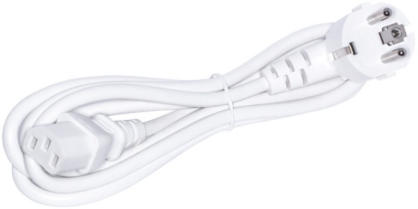 

Кабель питания Lanmaster LAN-PP13/SHA-1.0-WH C13-Schuko угловая, 3х0.75, 220В, 10А, белый, 1 метр, LAN-PP13/SHA-1.0-WH