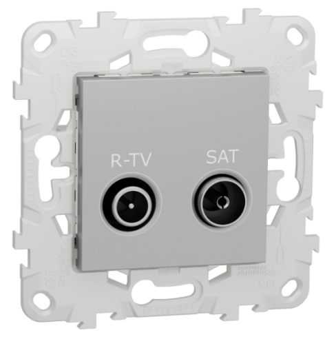 Изображение товара Розетка Schneider Electric NU545530 для внутреннего использования на 2 разъема