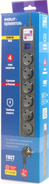 фото Сетевой фильтр  Power Cube SPG6-B1 в Уфе