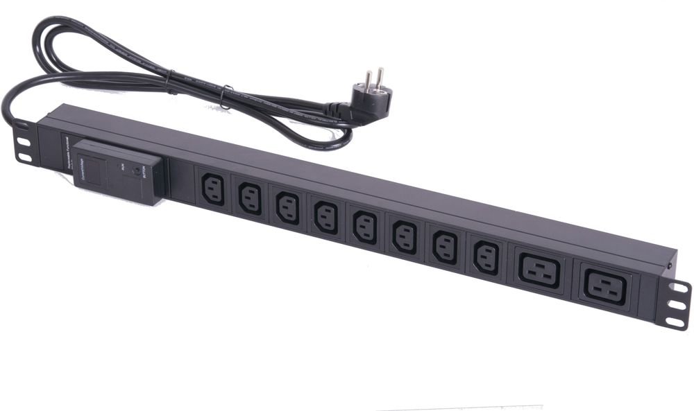 

Блок розеток TLK TLK-PSA08B02-ML-04-BK вертикальный, 8 гнезд C13, 2 гнезда C19, 16 А, цифровой амперметр, шнур питания 2 метра 3*1,5мм2, евровилка,, TLK-PSA08B02-ML-04-BK