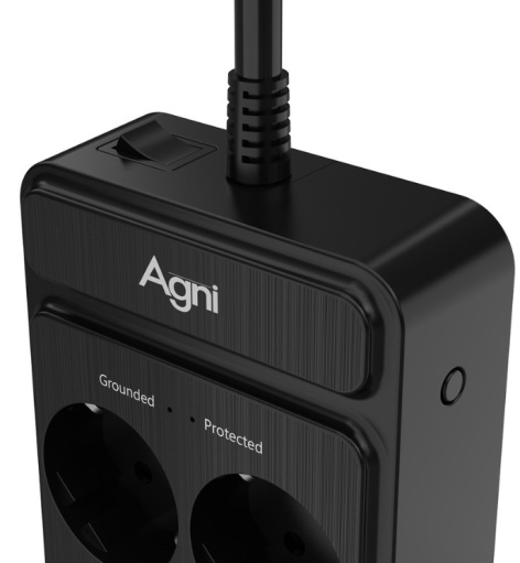 фото Сетевой фильтр  AGNI TP-FS4U6E-C-2m-black в Перми
