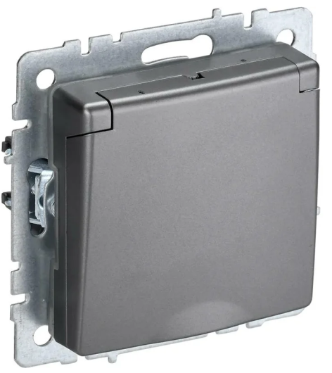 фото Розетка с заземлением  IEK BR-R16-16-K46 в Уфе