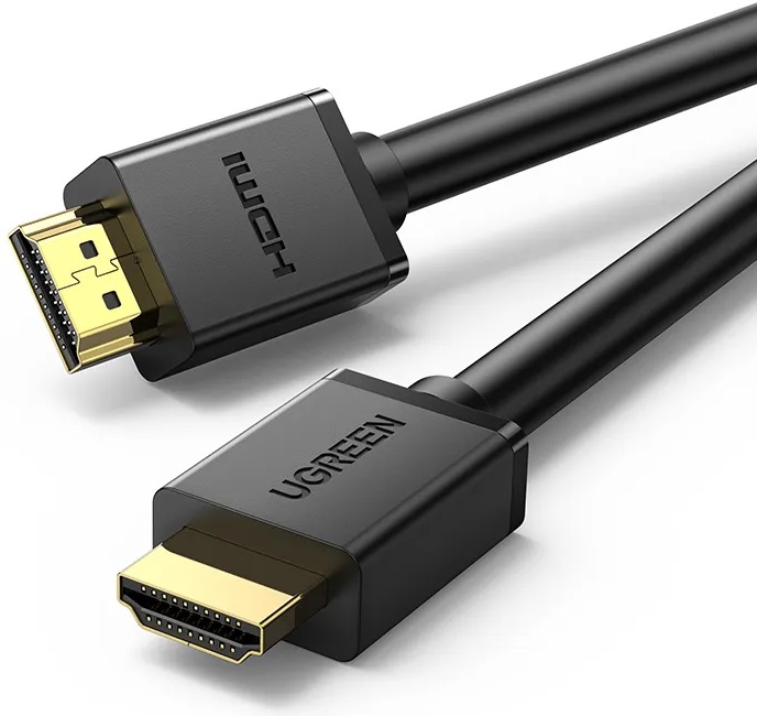 

Кабель UGREEN HD104 10106_ HDMI Male / Male Cable, 1м, черный, HD104