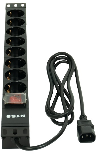 фото Блок розеток 19", 8 розеток NTSS NTSS-PDU-DA1017 в Екатеринбурге