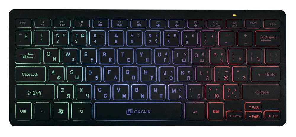 

Клавиатура Oklick 300S черный USB (1696461), 300S