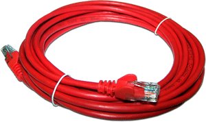 

Кабель патч-корд U/UTP 5e кат. 5м. TWT TWT-45-45-5.0-RD RJ45 - RJ45, 4 пары, красный, TWT-45-45-5.0-RD