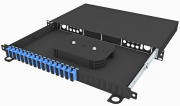 фото Кросс оптический стоечный TopLAN КРСв-Top-1U-32SC/U-OS2-BK